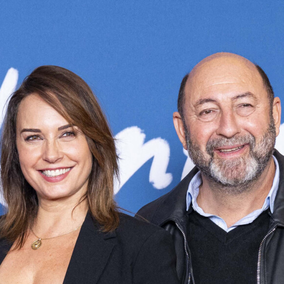 Julia Vignali et son mari Kad Merad - Avant-première du film "Finalement" de C. Lelouch qui fête son 87ème anniversaire au Grand Rex à Paris le 30 octobre 2024. © Pierre Perusseau/Bestimage