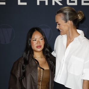 Laeticia Hallyday et sa fille Joy - Avant-Premiere du film "Largo Winch "Le Prix de L'argent" au cinéma le Grand Rex à Paris le 18 juin 2024. © Marc Ausset-Lacroix/Bestimage