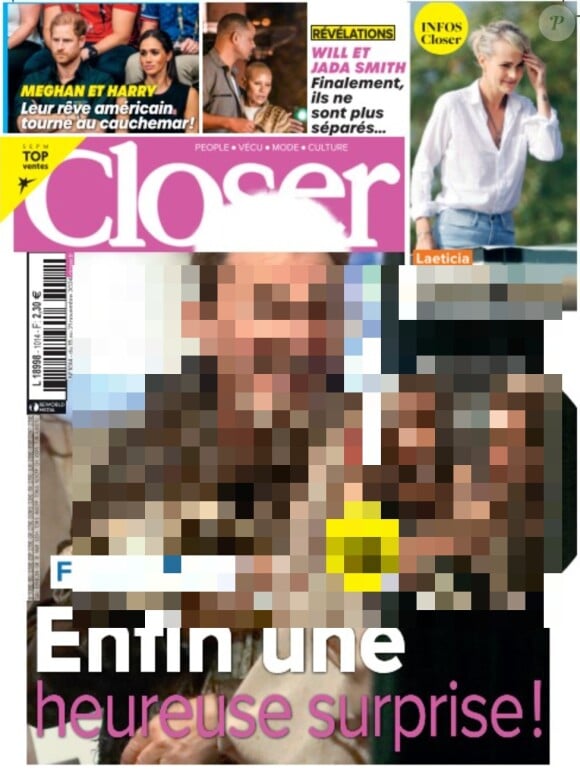 Couverture du magazine "Closer" du 15 novembre 2024