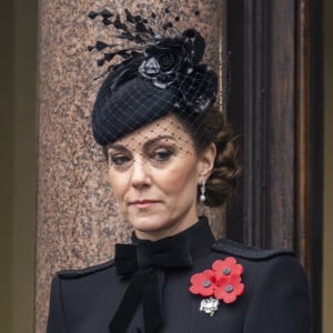 La princesse de Galles a repris ses obligations et s'est affichée publiquement à plusieurs reprises.
Catherine Kate Middleton, princesse de Galles - La famille royale honore les disparus des deux guerres mondiales lors de la cérémonie Remembrance Sunday ( Dimanche du souvenir ) au Cénotaphe à Londres - 10 novembre 2024.