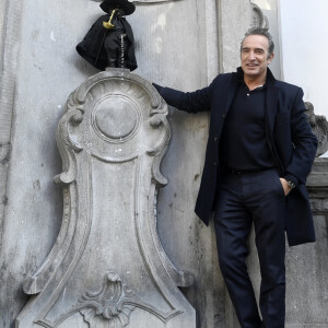 Jean Dujardin reçoit la Médaille d'Honneur de la Ville de Bruxelles et visite le Manneken-pis habillé d'un costume de Zorro pour l'occasion à Bruxelles, Belgique, le 28 novembre 2024. © Didier Lebrun/PhotoNews/Bestimage