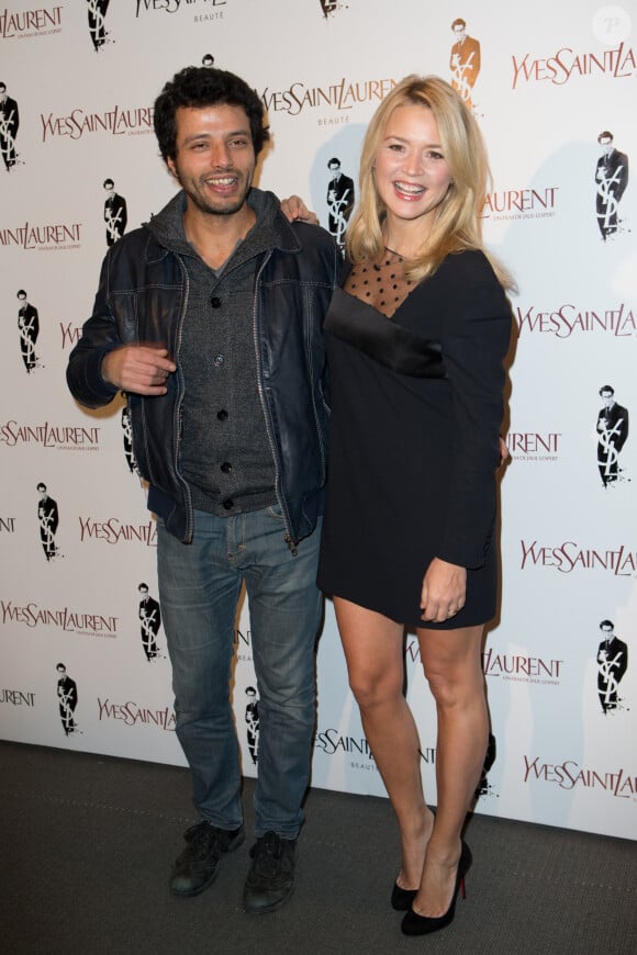 Virginie Efira et son compagnon Mabrouk El Mechri - Avant-premiere du film biopic "Yves Saint Laurent" a l'UGC Normandie a Paris, le 19 decembre 2013. 