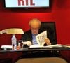 Présent depuis trois décennies à RTL...
Philippe Bouvard anime la dernière émission Les Grosses Têtes en 2014 Sur RTL.Photo APS-MEDIAS/ABACAPRESS.COM