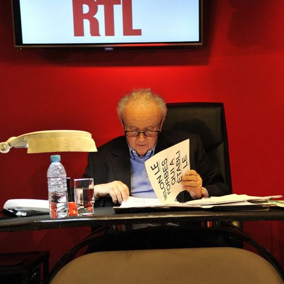 Présent depuis trois décennies à RTL...
Philippe Bouvard anime la dernière émission Les Grosses Têtes en 2014 Sur RTL.Photo APS-MEDIAS/ABACAPRESS.COM