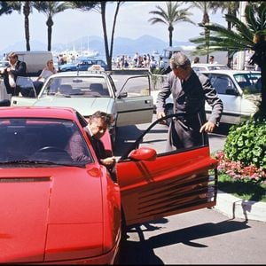 Philippe Bouvard à Cannes, 1988.