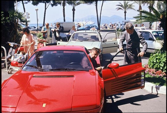 Philippe Bouvard à Cannes, 1988.