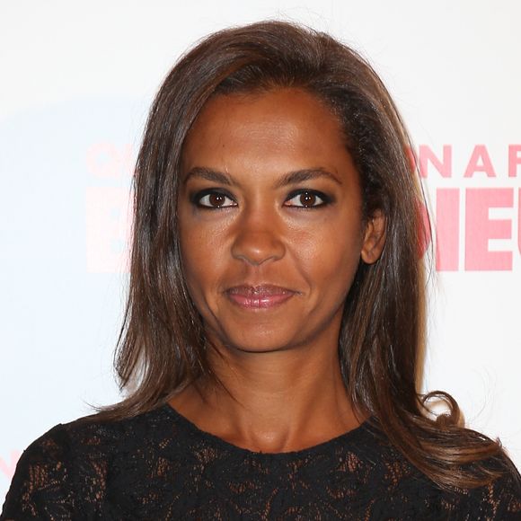 Karine Le Marchand - Avant-première du film "Qu'est-ce qu'on a fait au Bon Dieu?" au Grand Rex à Paris, le 10 avril 2014.