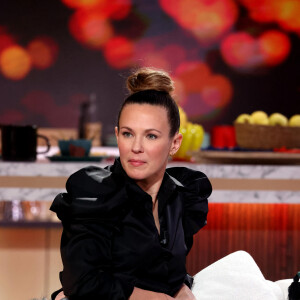 Exclusif - Laure Pester (Lorie) lors de l'enregistrement de la nouvelle émission "Bertrand n'a pas sommeil", présentée par B.Chameroy et diffusée le 19 janvier sur France 2