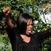 Michelle Obama à Washington dans les jardins de la Maison Blanche