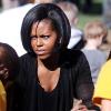 Michelle Obama à Washington dans les jardins de la Maison Blanche