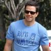 Mark Wahlberg accompagne son fils Michael à son cours de karaté le 2 avril 2010 à Brentwood Los Angeles
