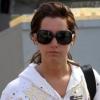 Ashley Tisdale se rend dans une salle de sport de Beverly Hills, vendredi 2 avril.