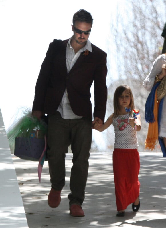 David Arquette et Coco se rendent à la fête de Pâques organisée par Ron Meyer à Malibu, le 4 avril 2010