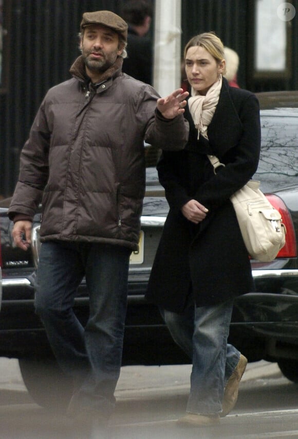 Sam Mendes et Kate Winslet en janvier 2008