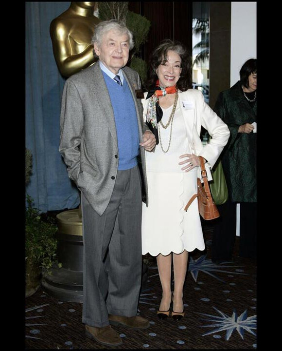 Dixie Carter et son mari Hal Holbrook à Los Angeles en février 2008