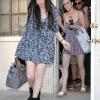 Lindsay Lohan et sa soeur Ali en shopping à Beverly Hills le 14 avril 2010. Lindsay a notamment fait des essayages flshy chez Diavolina.