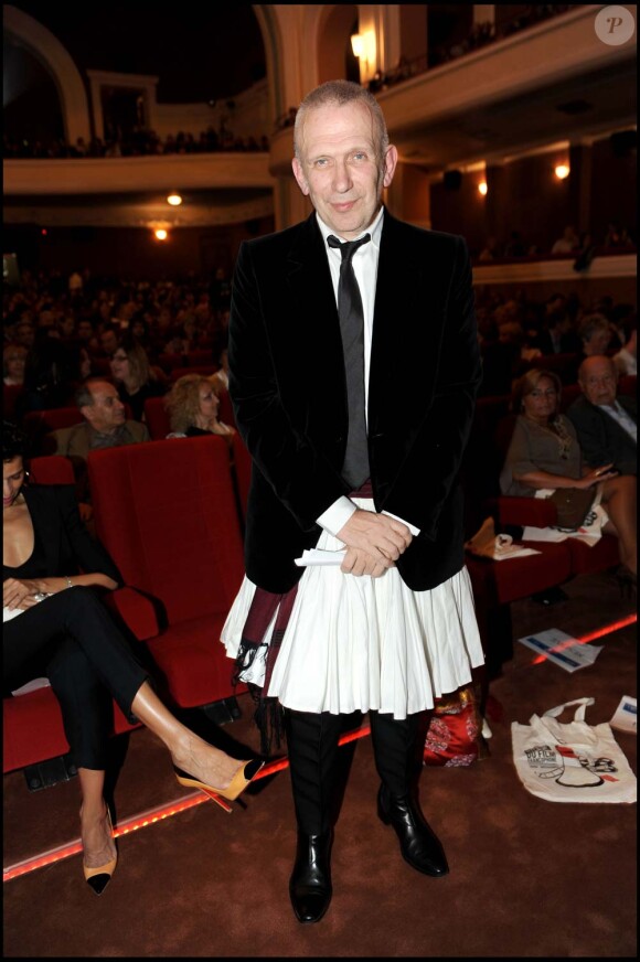 Jean-Paul Gaultier à l'ouverture du 11e Festival du Film Francophone de Grèce, à Athènes, le 15 avril 2010