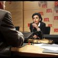 Rachida Dati, dans les locaux de RTL début avril, témoigne son indignation face aux rumeurs 