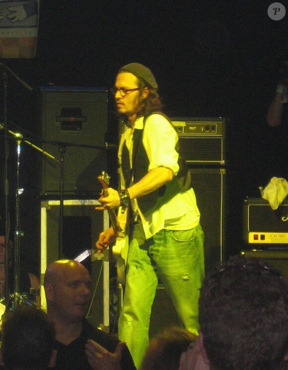 Johnny Depp retrouvait en 2007 son ancien groupe, The Kids...