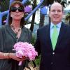 Albert de Monaco et sa soeur la princesse Caroline ont inauguré le 24 avril 2010 le 43e concours Flower Bunches dans le parc du Casino de Monte-Carlo