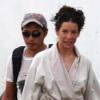 Evangeline Lilly sur le tournage de Lost, à Hawaï, le 14 avril