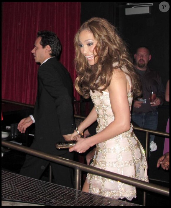 Jennifer Lopez et Marc Anthony, sortie en amoureux lors de la soirée US Weekly Hot Hollywood Style Issue au nightclub Drai's à Hollywood