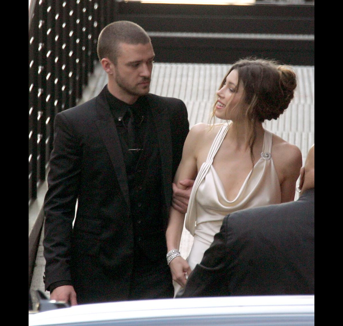 Photo Justin Timberlake et Jessica Biel à la sortie de leur domicile