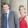 Michèle Laroque et le ministre du Budget François Baroin