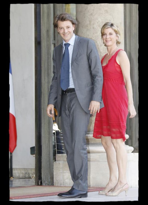 Michèle Laroque et le ministre du Budget François Baroin