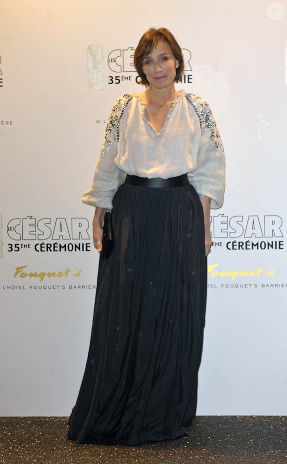 Kristin Scott Thomas, maîtresse de cérémonie du Festival de Cannes en 1999 et 2010.