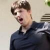 Ashton Kutcher sur le plateau de son nouveau projet, à Los Angeles, le 6 mai 2010.
