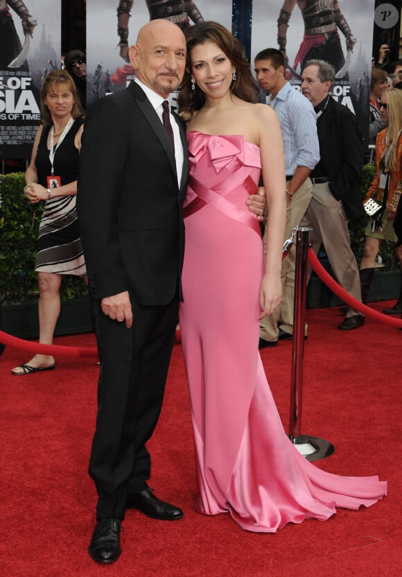Ben Kingsley et sa femme Daniela lors de la première à Los Angeles le 17 mai 2010 de Prince of Persia