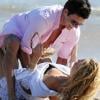 Kate Hudson et Colin Egglesfield sur le tournage de Something Borrowed.