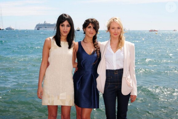 Audrey Lamy, Leïla Bekhti et Géraldine Nakache, à Cannes, en mai 2010.