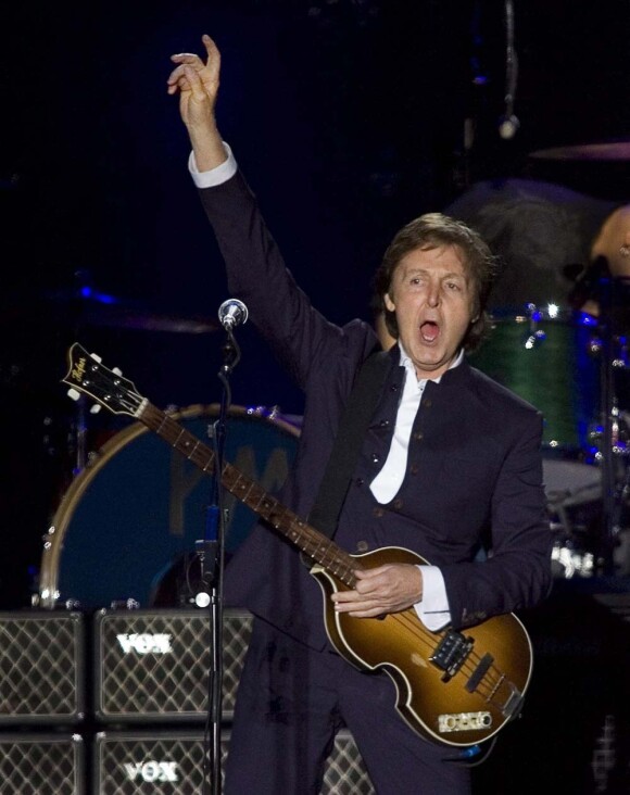 Paul McCartney sur scène à Halifax, au Canada, le 11 juillet 2009.