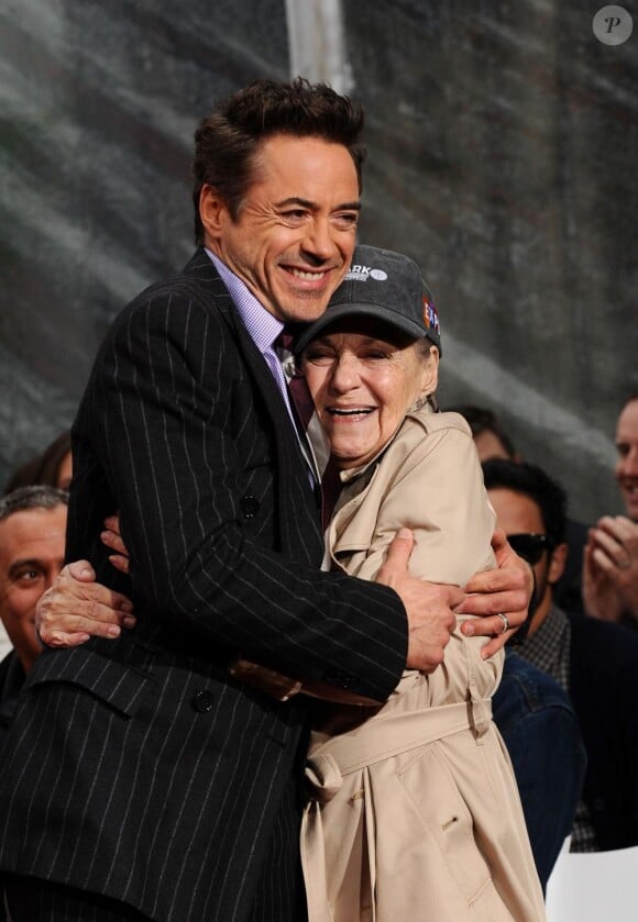 Robert Downey Jr. et sa mère Elsie 