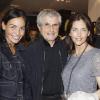 Inés Sastre, Claude Lelouch et Cristiana Reali à la boutique S.T. Dupont, lors d'une soirée privée. 25/05/2010