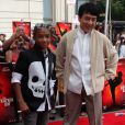 Jaden Smith et Jackie Chan, à l'occasion de l'avant-première de  Karate Kid , à l'AMC River East 21 Theatre de Chicago, le 26 mai 2010.
