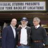  Jeff Zucker, Steven Spielberg et Ron Meyer lors de l'inauguration des décors  reconstituant New-York à Universal Studios en Californie le 27 mai 2010