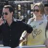 J-Lo et Marc Anthony prennent du bon temps sur le bateau de leurs amis Dolce & Gabbana. Mai 2010