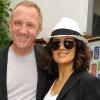 Salma Hayek et François-Henri Pinault à Roland-Garros. 30/05/2010