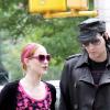 Evan Rachel Wood et Marilyn Manson sur tournage de Mildred Pierce de Todd Haynes, à New York le 28 mai 2010 !