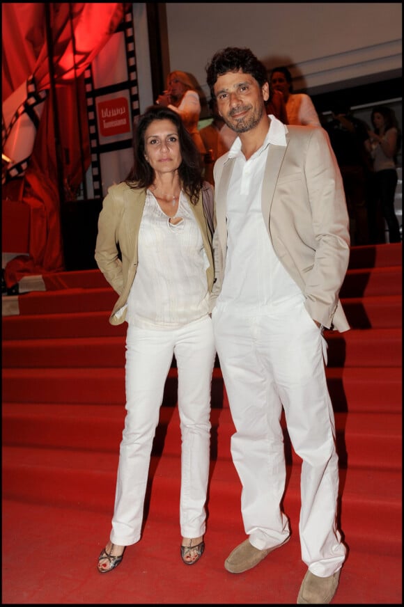 Pascal Elbé et sa femme Béatrice lors du festival du film de Tunis le 30 mai 2010