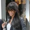 Naomi Campbell lors d'une séance shopping chez Louis Vuitton à Paris le 31 mai 2010