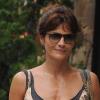 Helena Christensen dans le quartier de Greenwich Village à New York, le 1er juin 2010
