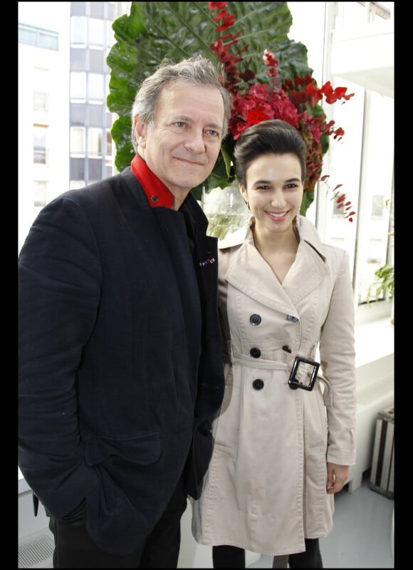 Francis Huster et Lisa Masker lors du prix Montblanc le 2 juin 2010