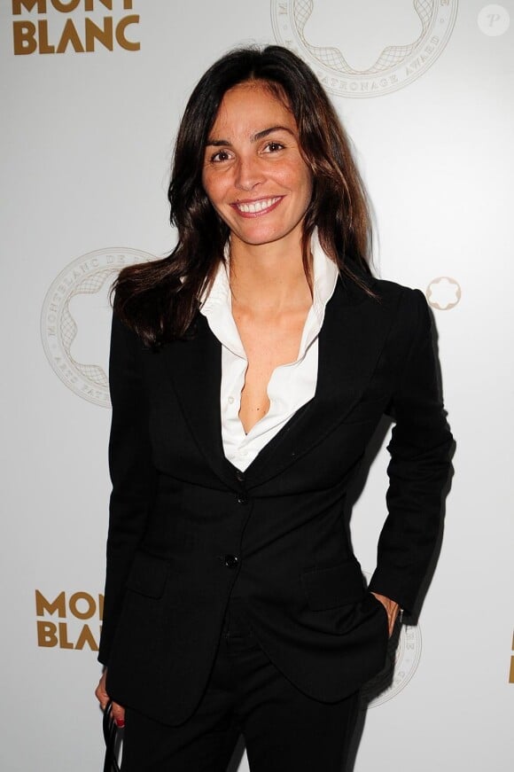 Inés Sastre lors de la soirée de remise de Prix Montblanc pour la Culture le 2 juin 2010