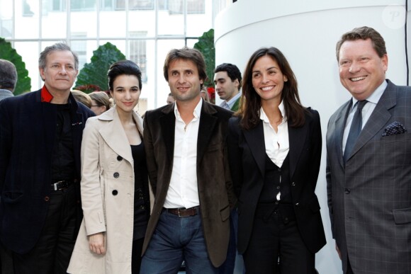 Francis Huster, Lisa Masker, Fabrice Santoro et Inés Sastre lors de la remise du Prix de la Culture Montblanc