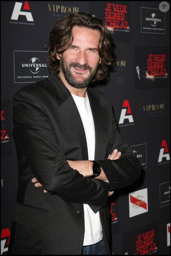 Frédéric Beigbeder, à l'occasion de la grande soirée AZ, qui s'est tenue au VIP Room Theatre, à Paris, le 3 juin 2010.