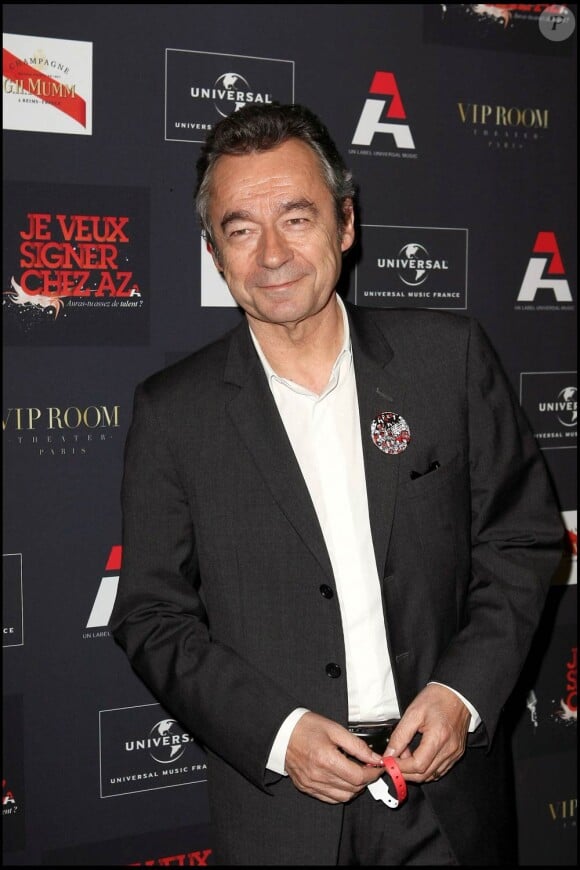 Michel Denisot, à l'occasion de la grande soirée AZ, qui s'est tenue au VIP Room Theatre, à Paris, le 3 juin 2010.